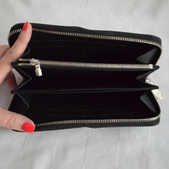 Louis Vuitton Black Patent Epi Zippy Zip  Around Organizer Wallet - Picture 4 of 10